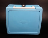 Vintage Collectible 1980s Thermos Brand Smurfs Blue Lunchbox with Yellow 8 oz Thermos - Treasure Valley Antiques & Collectibles