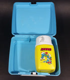 Vintage Collectible 1980s Thermos Brand Smurfs Blue Lunchbox with Yellow 8 oz Thermos - Treasure Valley Antiques & Collectibles