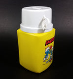 Vintage Collectible 1980s Thermos Brand Smurfs Blue Lunchbox with Yellow 8 oz Thermos - Treasure Valley Antiques & Collectibles
