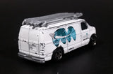 2000 Matchbox Space Explorer Ford Panel Van White Die Cast Car Vehicle - Treasure Valley Antiques & Collectibles