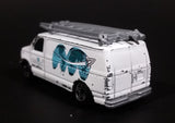 2000 Matchbox Space Explorer Ford Panel Van White Die Cast Car Vehicle - Treasure Valley Antiques & Collectibles