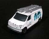 2000 Matchbox Space Explorer Ford Panel Van White Die Cast Car Vehicle - Treasure Valley Antiques & Collectibles