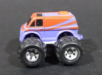 1987 LTGI Galoob Micro Machines Purple Orange Van Monster Truck - Chevy style van - Treasure Valley Antiques & Collectibles