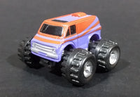 1987 LTGI Galoob Micro Machines Purple Orange Van Monster Truck - Chevy style van - Treasure Valley Antiques & Collectibles