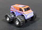 1987 LTGI Galoob Micro Machines Purple Orange Van Monster Truck - Chevy style van - Treasure Valley Antiques & Collectibles