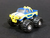 1987 LTGI Galoob Micro Machines Off Road Pickup Datsun Monster Truck Yellow Blue - Treasure Valley Antiques & Collectibles