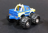 1987 LTGI Galoob Micro Machines Off Road Pickup Datsun Monster Truck Yellow Blue - Treasure Valley Antiques & Collectibles