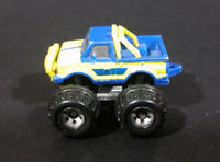 1987 LTGI Galoob Micro Machines Off Road Pickup Datsun Monster Truck Yellow Blue - Treasure Valley Antiques & Collectibles