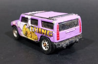 2002 Maisto Ultimate Marvel Thing Hummer H2 Purple Die Cast Toy Truck SUV Vehicle - Treasure Valley Antiques & Collectibles