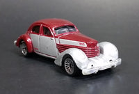 2005 Hot Wheels 1936 Cord Metalflake Burgundy & Silver Die Cast Toy Hot Rod Car Vehicle - Treasure Valley Antiques & Collectibles