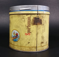 1960s Sportsman Extra Mild Cigarette Tobacco Tin No Lid has Grease marks