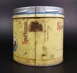 1960s Sportsman Extra Mild Cigarette Tobacco Tin No Lid has Grease marks