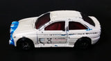 1998 Hot Wheels First Editions Ford Escort Rally #8 Metalflake White & Blue Die Cast Toy Car Vehicle - Treasure Valley Antiques & Collectibles