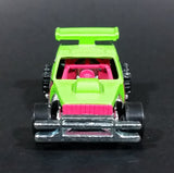 2012 Hot Wheels Demolition Derby Greased Gremlin Lime Green Die Cast Toy Car Vehicle - Treasure Valley Antiques & Collectibles