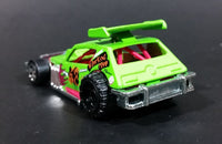 2012 Hot Wheels Demolition Derby Greased Gremlin Lime Green Die Cast Toy Car Vehicle - Treasure Valley Antiques & Collectibles