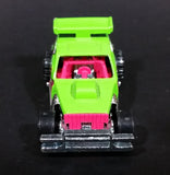 2012 Hot Wheels Demolition Derby Greased Gremlin Lime Green Die Cast Toy Car Vehicle - Treasure Valley Antiques & Collectibles