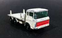 1962 Matchbox Series Lesney Products DAF Girder Truck No. 58 White Die Cast Toy Car Vehicle Made in England - Treasure Valley Antiques & Collectibles