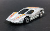 1985 Hot Wheels Large Charge Silver Bullet Metallic Silver Die Cast Toy Car Vehicle - Treasure Valley Antiques & Collectibles