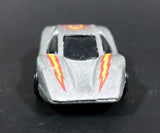 1985 Hot Wheels Large Charge Silver Bullet Metallic Silver Die Cast Toy Car Vehicle - Treasure Valley Antiques & Collectibles