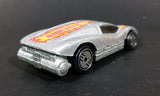 1985 Hot Wheels Large Charge Silver Bullet Metallic Silver Die Cast Toy Car Vehicle - Treasure Valley Antiques & Collectibles