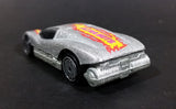 1985 Hot Wheels Large Charge Silver Bullet Metallic Silver Die Cast Toy Car Vehicle - Treasure Valley Antiques & Collectibles