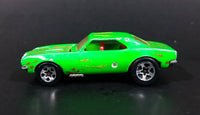 1996 Hot Wheels 1967 Chevrolet Camaro Bright Green Die Cast Toy Car Vehicle w/ Opening Hood - Treasure Valley Antiques & Collectibles