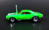 1996 Hot Wheels 1967 Chevrolet Camaro Bright Green Die Cast Toy Car Vehicle w/ Opening Hood - Treasure Valley Antiques & Collectibles