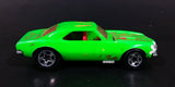 1996 Hot Wheels 1967 Chevrolet Camaro Bright Green Die Cast Toy Car Vehicle w/ Opening Hood - Treasure Valley Antiques & Collectibles