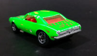 1996 Hot Wheels 1967 Chevrolet Camaro Bright Green Die Cast Toy Car Vehicle w/ Opening Hood - Treasure Valley Antiques & Collectibles