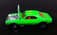 1996 Hot Wheels 1967 Chevrolet Camaro Bright Green Die Cast Toy Car Vehicle w/ Opening Hood - Treasure Valley Antiques & Collectibles