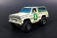 1996 Matchbox 4x4 Chevy Blazer Park Police Truck SUV Tan & Green Die Cast Toy Car Vehicle - Treasure Valley Antiques & Collectibles