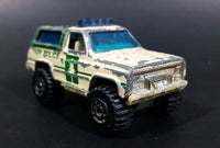 1996 Matchbox 4x4 Chevy Blazer Park Police Truck SUV Tan & Green Die Cast Toy Car Vehicle - Treasure Valley Antiques & Collectibles