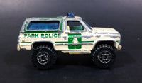 1996 Matchbox 4x4 Chevy Blazer Park Police Truck SUV Tan & Green Die Cast Toy Car Vehicle - Treasure Valley Antiques & Collectibles