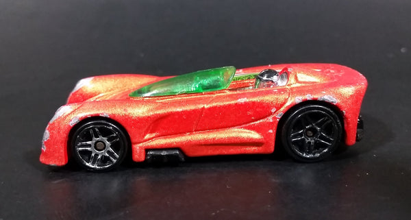 2001 Hot Wheels First Editions Monoposto Pearl Orange Die Cast Toy Car Vehicle - Treasure Valley Antiques & Collectibles