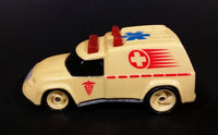 1997 Hot Wheels Ambulance Tan Die Cast Toy Car Vehicle - McDonald's Happy Meal - Treasure Valley Antiques & Collectibles