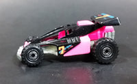 1992 Hot Wheels Shock Factor Black & Pink Die Cast Toy Car Vehicle