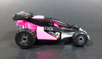 1992 Hot Wheels Shock Factor Black & Pink Die Cast Toy Car Vehicle - Treasure Valley Antiques & Collectibles