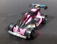 1992 Hot Wheels Shock Factor Black & Pink Die Cast Toy Car Vehicle