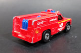 1982 Hot Wheels Flying Colors Rescue Ranger Red Fire Truck Die Cast Toy Car Vehicle - BW - Blue Lights - Treasure Valley Antiques & Collectibles