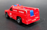 1982 Hot Wheels Flying Colors Rescue Ranger Red Fire Truck Die Cast Toy Car Vehicle - BW - Blue Lights - Treasure Valley Antiques & Collectibles