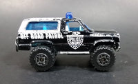 1997 Matchbox 4x4 Chevy Blazer Police Off Road Patrol Truck SUV Black & White Die Cast Toy Car Vehicle