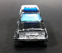 1997 Matchbox 4x4 Chevy Blazer Police Off Road Patrol Truck SUV Black & White Die Cast Toy Car Vehicle