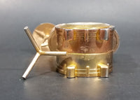 Small Miniature Novelty Drum Set Alpine Quartz Desk Clock Ornament - Needs Battery - Some Wear - Treasure Valley Antiques & Collectibles