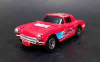 2003 Maisto Marvel 1957 Chevrolet Corvette Captain Marvel Red Die Cast Toy Car Vehicle - Treasure Valley Antiques & Collectibles