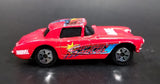 2003 Maisto Marvel 1957 Chevrolet Corvette Captain Marvel Red Die Cast Toy Car Vehicle - Treasure Valley Antiques & Collectibles