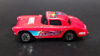 2003 Maisto Marvel 1957 Chevrolet Corvette Captain Marvel Red Die Cast Toy Car Vehicle - Treasure Valley Antiques & Collectibles