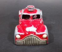 Rare 1950s Vilmer Chevy Esso Oil Gas Stations Red Fuel Transport Truck Die Cast Toy Vehicle - Treasure Valley Antiques & Collectibles