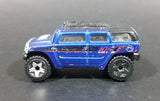 2004 Hot Wheels First Editions Rockster Blue Hummer Style Die Cast Toy Car Vehicle - Treasure Valley Antiques & Collectibles