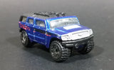 2004 Hot Wheels First Editions Rockster Blue Hummer Style Die Cast Toy Car Vehicle - Treasure Valley Antiques & Collectibles