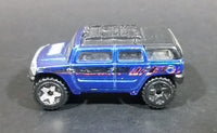 2004 Hot Wheels First Editions Rockster Blue Hummer Style Die Cast Toy Car Vehicle - Treasure Valley Antiques & Collectibles